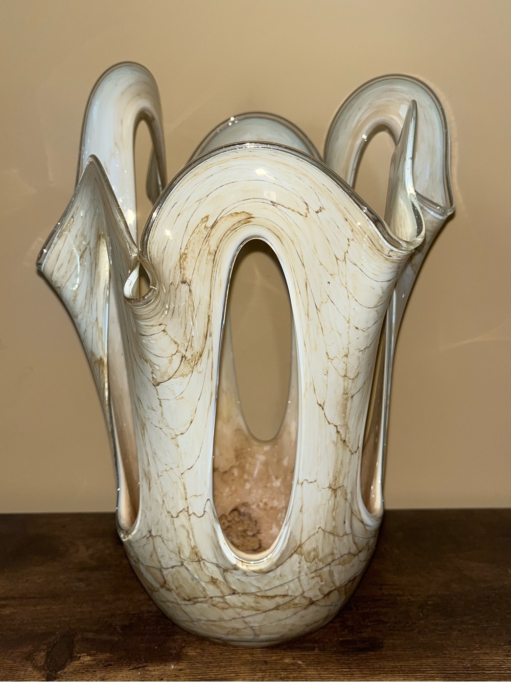 Makora Krosno Contemporary Handblown Art Glass Vase